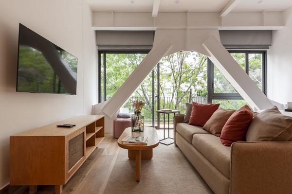 Homey loft in Cuauhtemoc